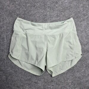 Lululemon Speed Up 2.5" Shorts Womens 6 Tall‎ Running Lined Mystic Mint